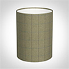 30cm Narrow Cylinder in Talisker Check Lovat Wool