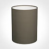 30cm Narrow Cylinder Shade in Bark Satin