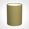30cm Narrow Cylinder Shade in Antique Gold Silk