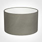 20cm Wide Cylinder Shade in Pewter Satin