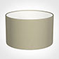 20cm Wide Cylinder Shade in Pale Smoke Satin