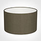 20cm Wide Cylinder Shade in Bronze Brown Silk