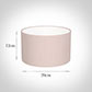 20cm Wide Cylinder Shade in Vintage Pink