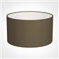 30cm Wide Cylinder Shade in Bronze Faux Silk