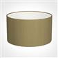 30cm Wide Cylinder Shade in Dull Gold Faux Silk