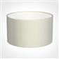 30cm Wide Cylinder Shade in Pearl Faux Silk