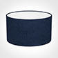 30cm Wide Cylinder Shade in Navy Blue Hunstanton Velvet