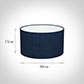 30cm Wide Cylinder Shade in Navy Blue Hunstanton Velvet