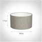 30cm Wide Cylinder in Limestone Herringbone Lovat Tweed