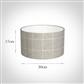 30cm Wide Cylinder in Stirling Check Lovat Wool