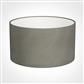 30cm Wide Cylinder Shade in Pewter Satin