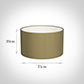 35cm Wide Cylinder Shade in Dull Gold Faux Silk