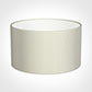 35cm Wide Cylinder Shade in Pearl Faux Silk