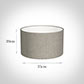 35cm Wide Cylinder in Limestone Herringbone Lovat Tweed