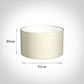 35cm Wide Cylinder Shade in Cream Satin
