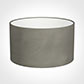 35cm Wide Cylinder Shade in Pewter Satin