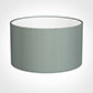 40cm Wide Cylinder Shade in Aquamarine Faux Silk