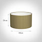 40cm Wide Cylinder Shade in Dull Gold Faux Silk