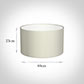 40cm Wide Cylinder Shade in Pearl Faux Silk
