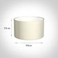 40cm Wide Cylinder Shade in Cream Satin