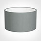 40cm Wide Cylinder Shade in Blue Waterford Linen