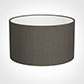 40cm Wide Cylinder Shade in Mouse Waterford Linen