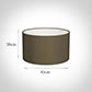 45cm Wide Cylinder Shade in Bronze Faux Silk