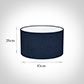 45cm Wide Cylinder Shade in Navy Blue Hunstanton