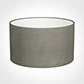 45cm Wide Cylinder Shade in Pewter Satin