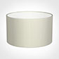 50cm Wide Cylinder Shade in Pearl Faux Silk