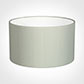 50cm Wide Cylinder Shade in Soft Grey Faux Silk