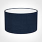 50cm Wide Cylinder Shade in Navy Blue Hunstanton Velvet