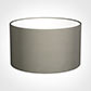 50cm Wide Cylinder Shade in Pewter Satin