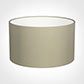 50cm Wide Cylinder Shade in Pale Smoke Satin