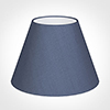 30cm Empire Shade in Blue Faux Silk