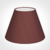 30cm Empire Shade in Old Red Faux Silk