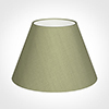 40cm Empire Shade in Pale Green Faux Silk