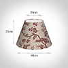 40cm Empire Shade in Red Isabelle