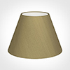 45cm Empire Shade in Dull Gold Faux Silk