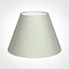 45cm Empire Shade in Soft Grey Faux Silk