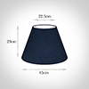 45cm Empire Shade in Navy Blue Hunstanton Velvet