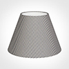 45cm Empire Shade in Grey Longford Gingham