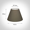 45cm Empire Shade in Bark Satin
