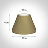 50cm Empire Shade in Dull Gold Faux Silk