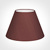 50cm Empire Shade in Old Red Faux Silk