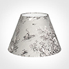 50cm Empire Shade in Grey Pastoral Toile de Jouy -Lamp Base Only