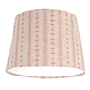 20cm Pendant Medium French Drum in Coral Cottage Stripe