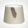 20cm Medium French Drum Shade in Stone Featherdown