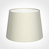 20cm Medium French Drum Shade in Pearl Faux Silk