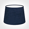 20cm Medium French Drum in Navy Blue Hunstanton Velvet